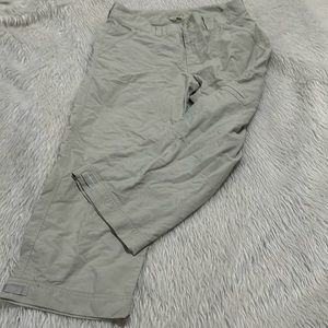 Royal Robbin’s brown khaki lightweight hiking capris pants size 10